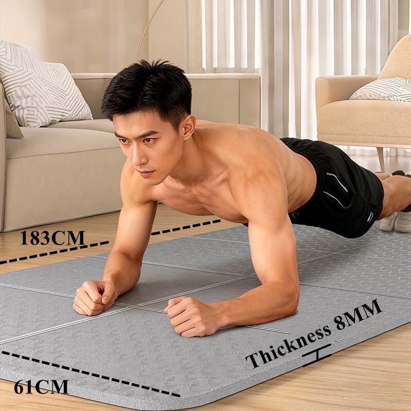 Pilates Yoga For Beginners - Klappmatte 183 x 61 x 0,8