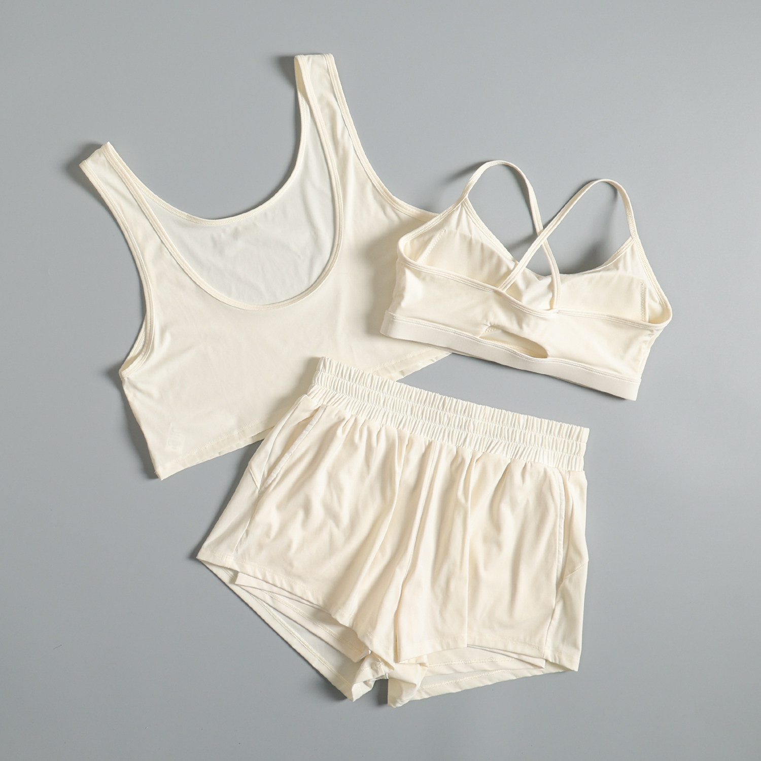 Pilates Yoga Morning - Yoga-Bekleidungsset für Damen, Sommer-Fitness-Training, schnell trocknende