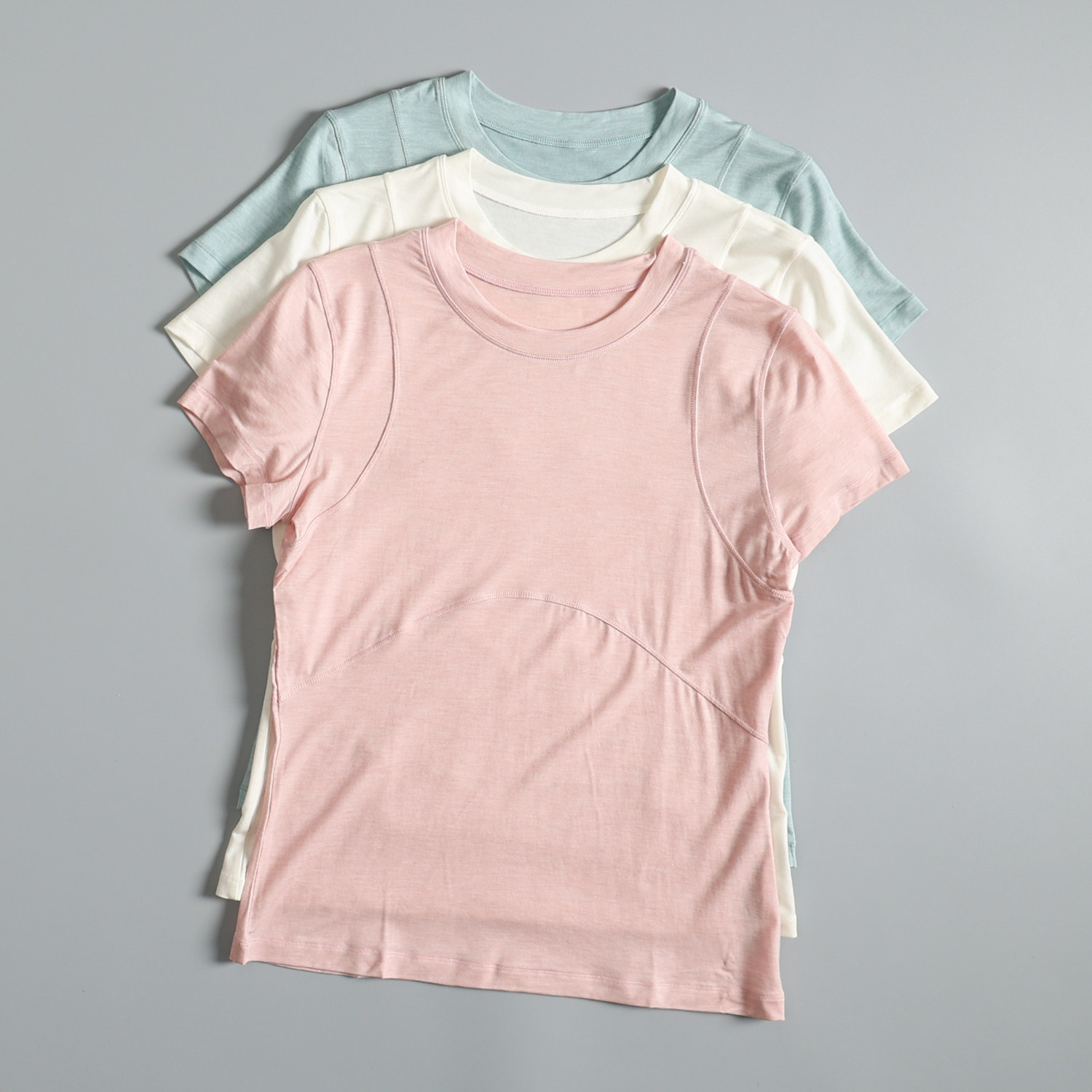 Pilates Yoga Morning - Atmungsaktives, dünnes Yoga-T-Shirt für Damen, Sommer,