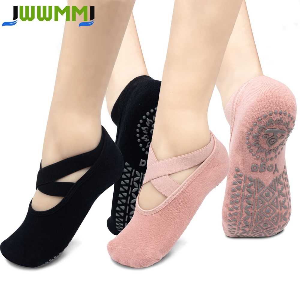 Pilates Yoga Barre - 1 Paar Yoga-Socken für Frauen mit