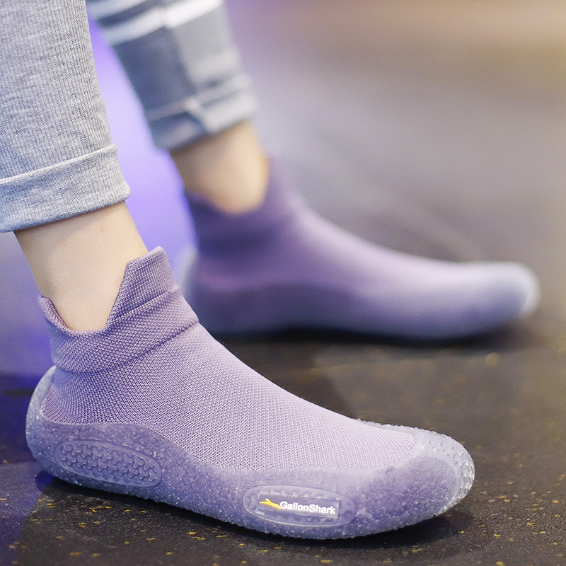 Pilates Yoga Footwear - GallonShark Rutschfeste Barfuß-Socken-Schuhe Atmungsaktive Strick-Fußbekleidung für