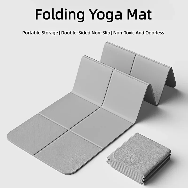 Pilates Yoga For Beginners - 1 Stück faltbare Yoga-Matte, TPE, zusammenklappbar,
