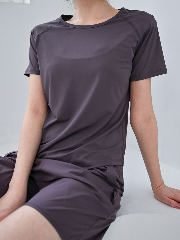 Atmungsaktives Dünnes Yoga-T-S – Pilates Yoga Morning Bewertung und Preis