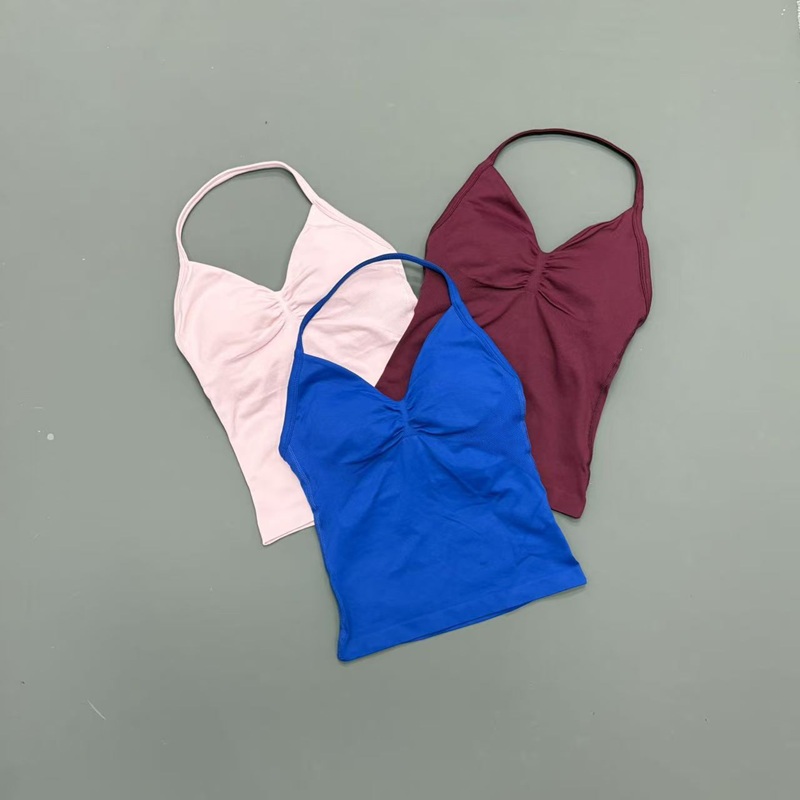 Nahtloses Damen-Sport-Tanktop  – Yoga Strap Cotton Bewertung und Preis