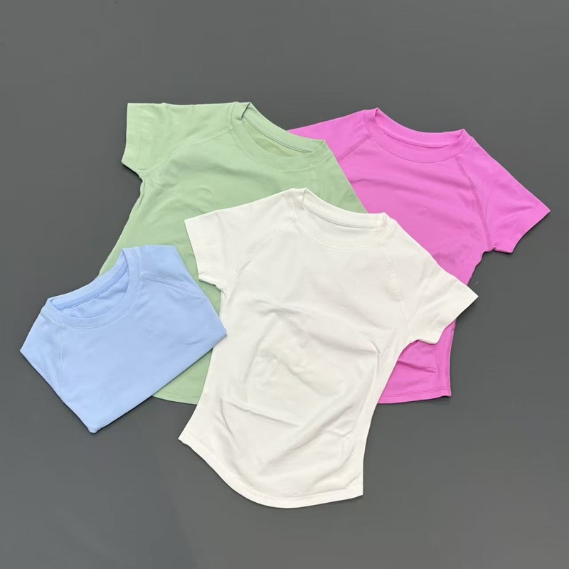 Kurzärmliges, nahtloses Yoga-T – Yoga Strap Cotton Bewertung und Preis