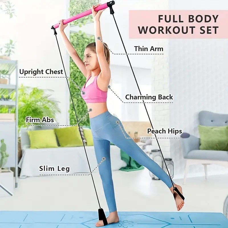 Multifunktionale Pilates-Stang – Pilates Yoga Barre Bewertung und Preis