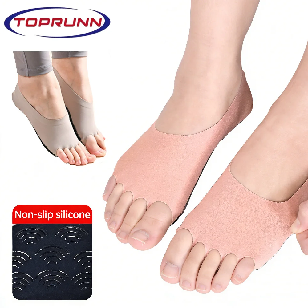1 Paar zehenfreie Yoga-Socken  – Pilates Yoga Grip Socks Bewertung und Preis