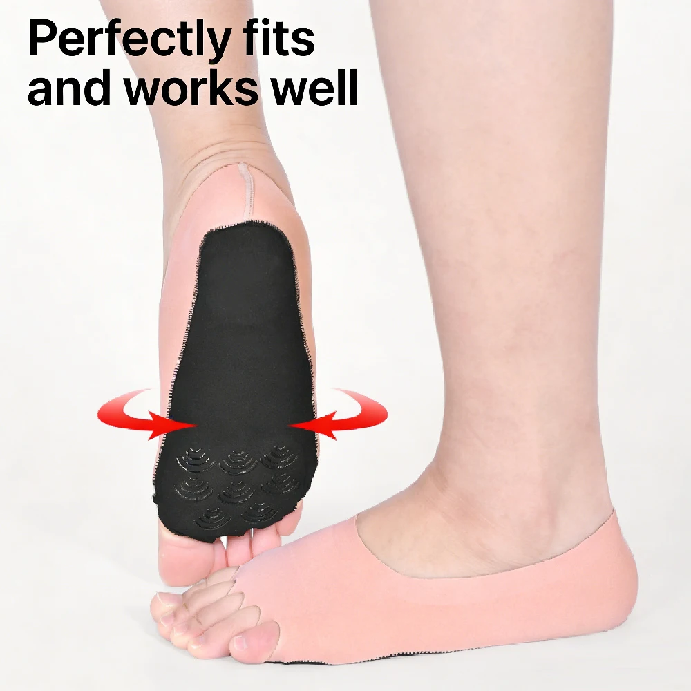 1 Paar zehenfreie Yoga-Socken  – Pilates Yoga Grip Socks Bewertung und Preis