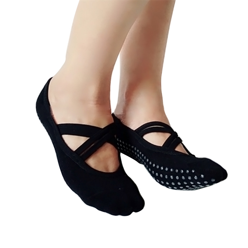 Yoga-Socken für Damen, Schwarz – Pilates Yoga Barre Bewertung und Preis