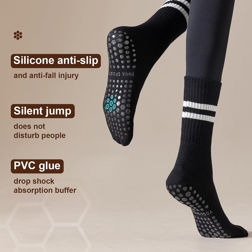 Yoga-Pilates-Socken mit Griffe – Pilates Yoga Barre Bewertung und Preis