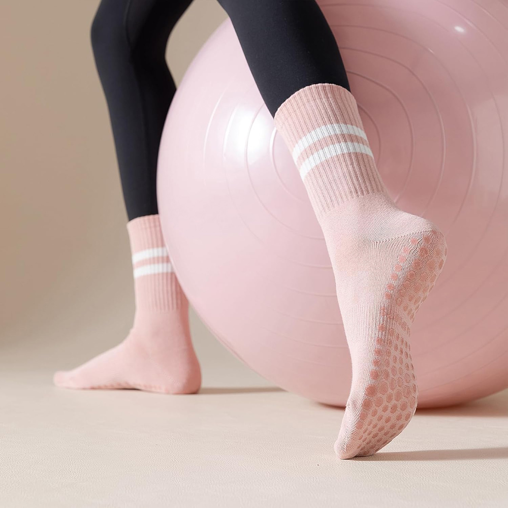 Yoga-Pilates-Socken mit Griffe – Pilates Yoga Barre Bewertung und Preis