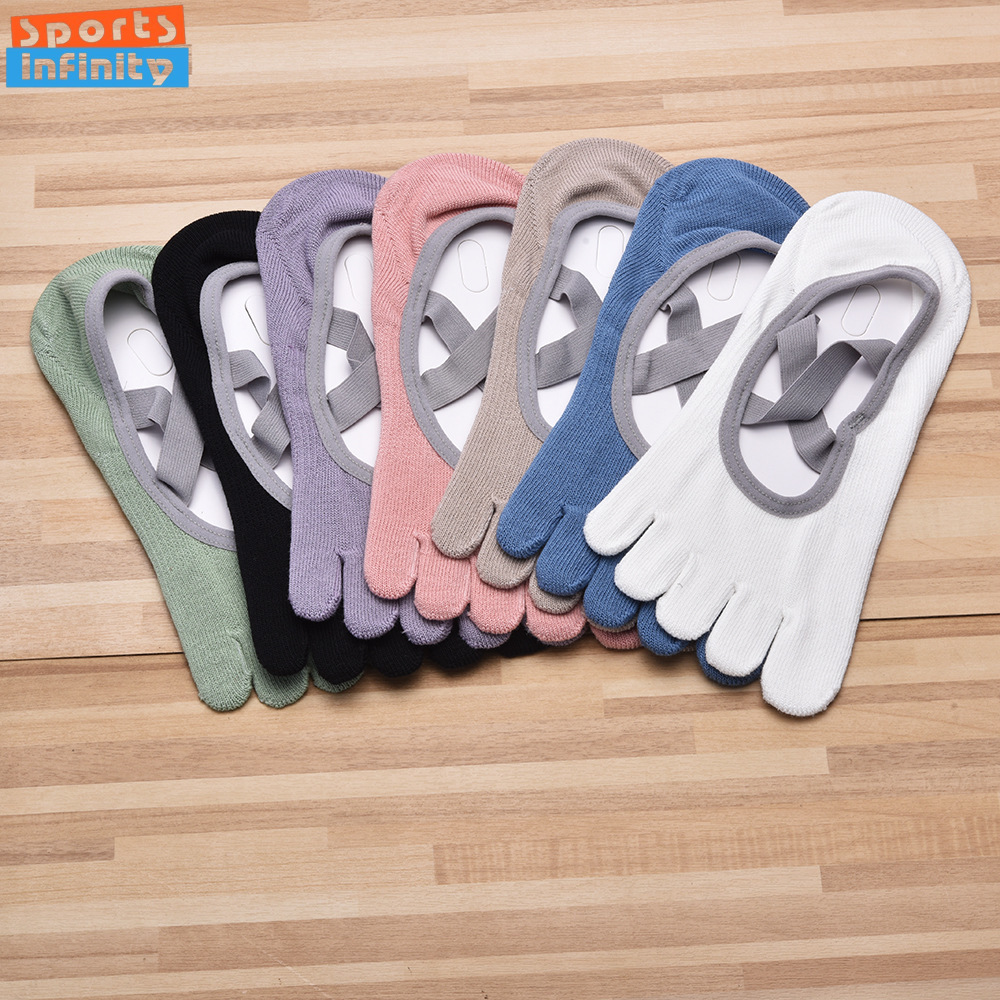 Damen-Riemen-Fünf-Finger-Anti- – Yoga Strap Cotton Bewertung und Preis