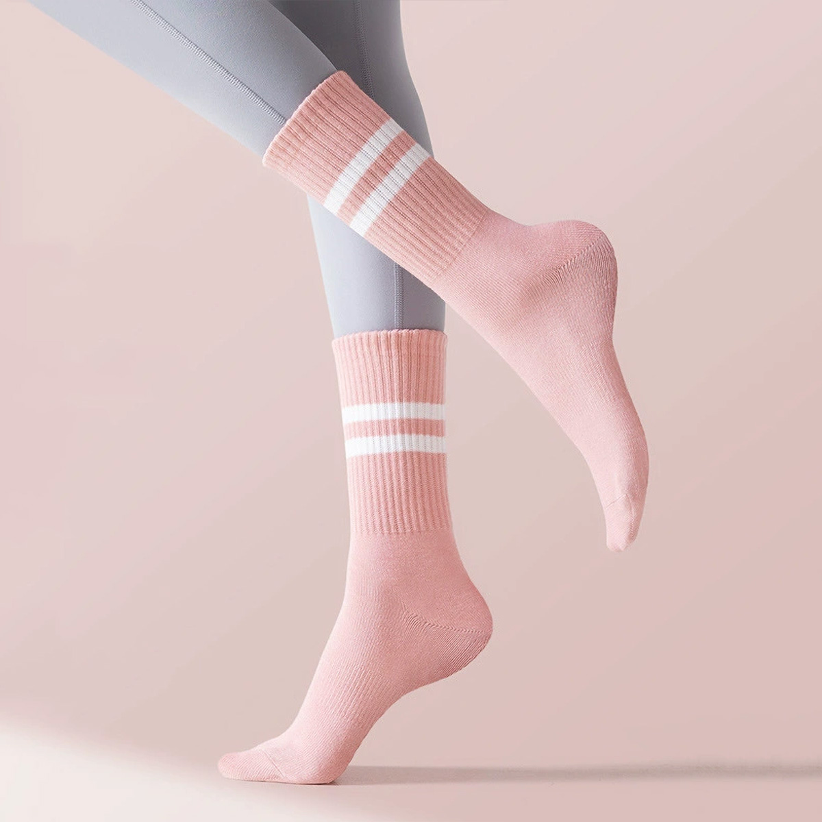 3 Paar lange Yoga-Socken mit G – Pilates Yoga Barre Bewertung und Preis