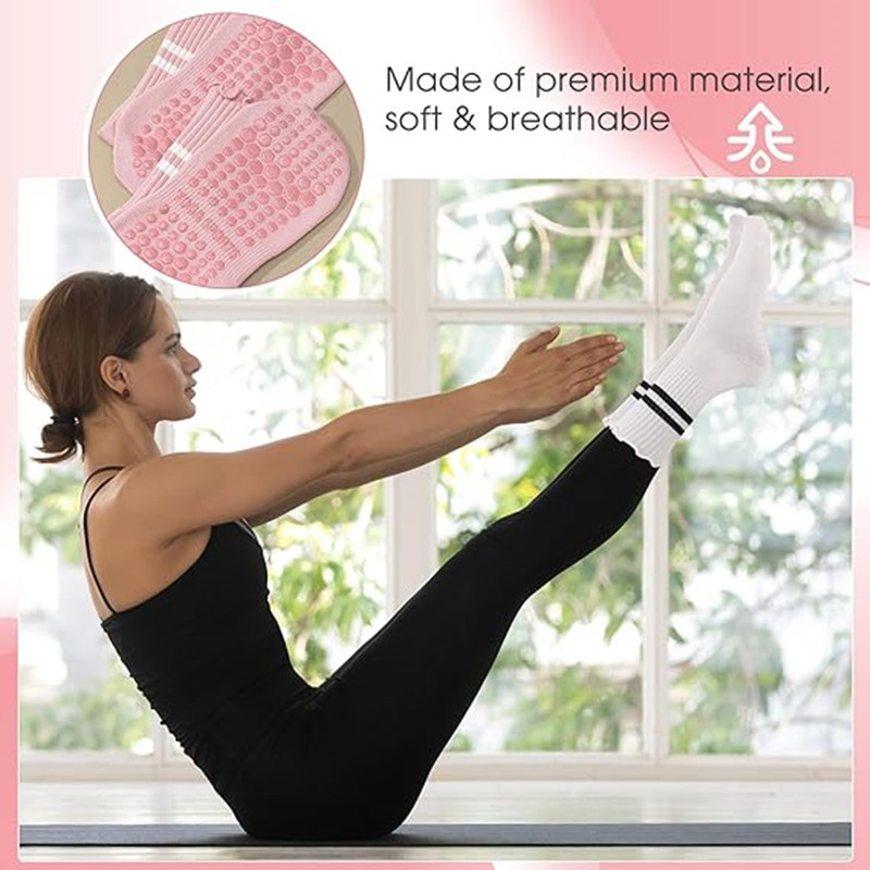 1 Paar gestreifte Rüschen-Pila – Pilates Yoga Barre Bewertung und Preis